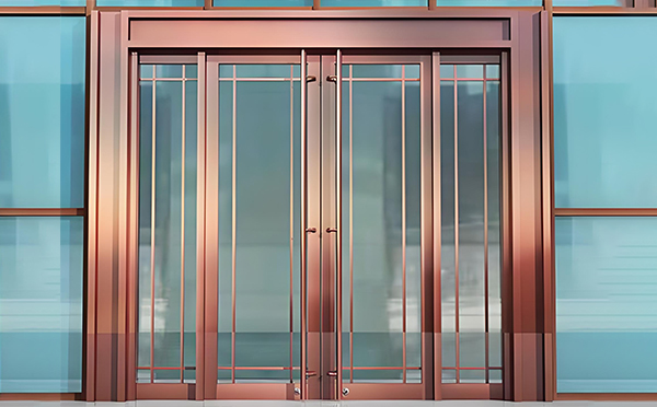 杂多玻璃地弹门